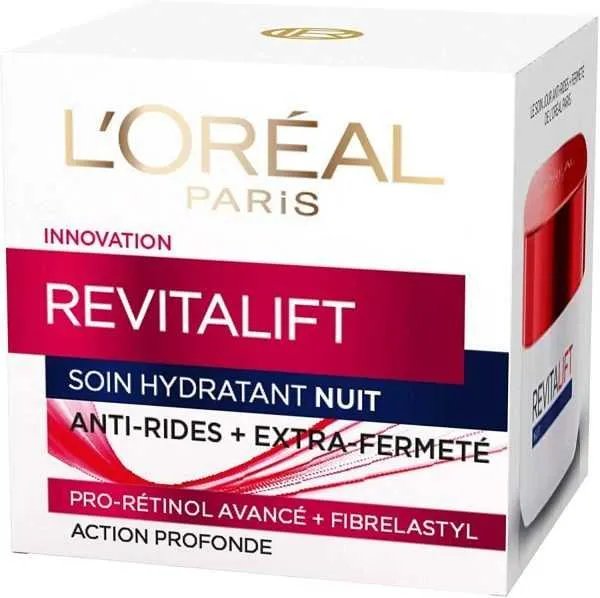 L’Oréal Skin Expert – Revitalift soin hydratant nuit anti rides et extra fermeté – 50ml