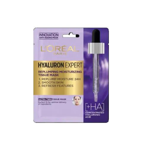 L’Oréal Paris Hyaluron Expert Masque Tissu Repulpant à l’acide hyaluronique 30 ml
