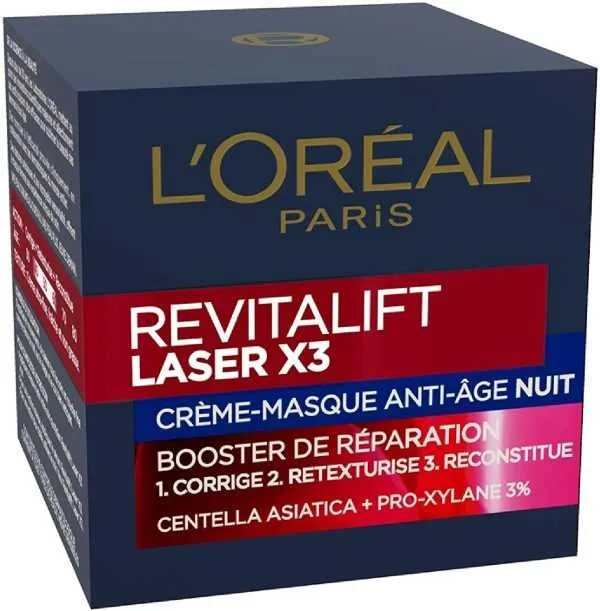 L’Oréal Skin Expert – Revitalift laser x3 creme masque nuit – 50ml