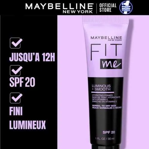 Fit Me Luminous + Smooth Primer  – Peaux Normales à Sèches