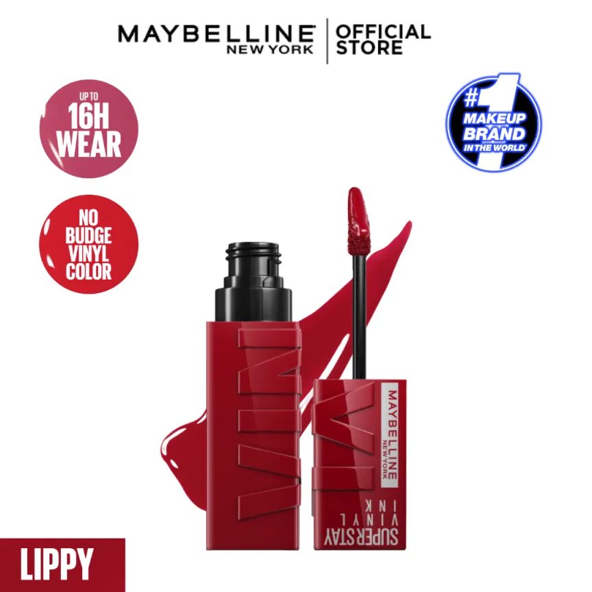 Maybelline New York – Brillant à lèvres Superstay Vinyl Ink –  4,2ml