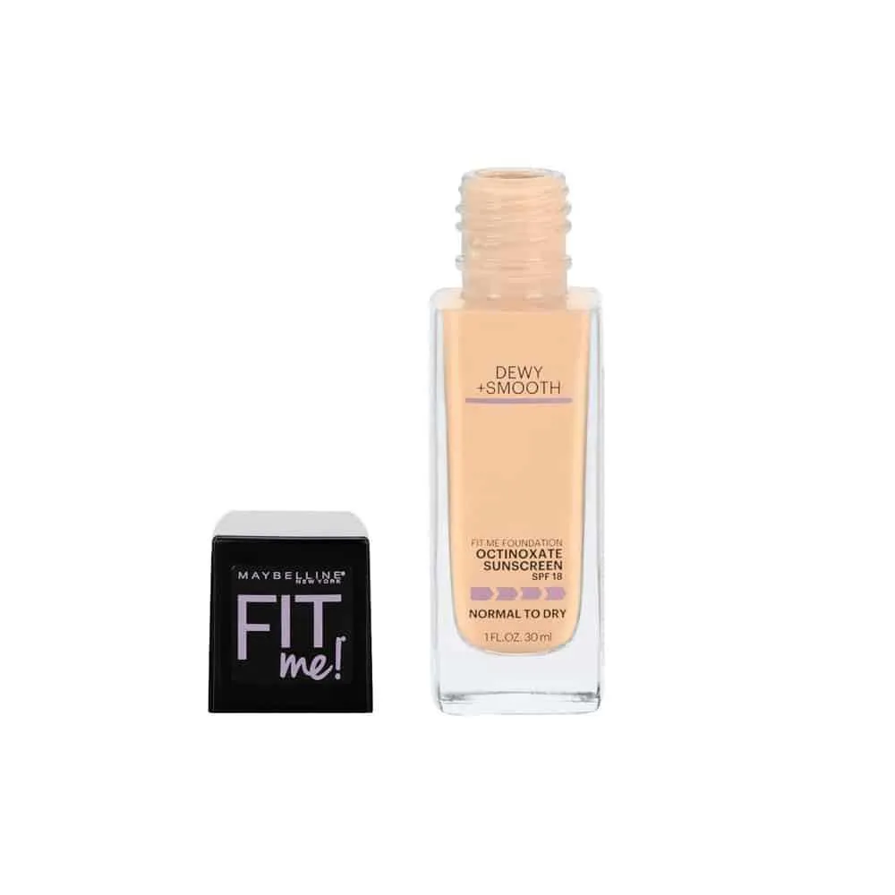Maybelline – Fond de teint liquide – Fit Me – Peaux normales à sèches 30 ml