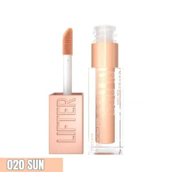 Gloss à Lèvres Hydratant & Brillance Instantanée – Enrichi en Acide Hyaluronique – Lifter Gloss – Teinte : 020 SUN