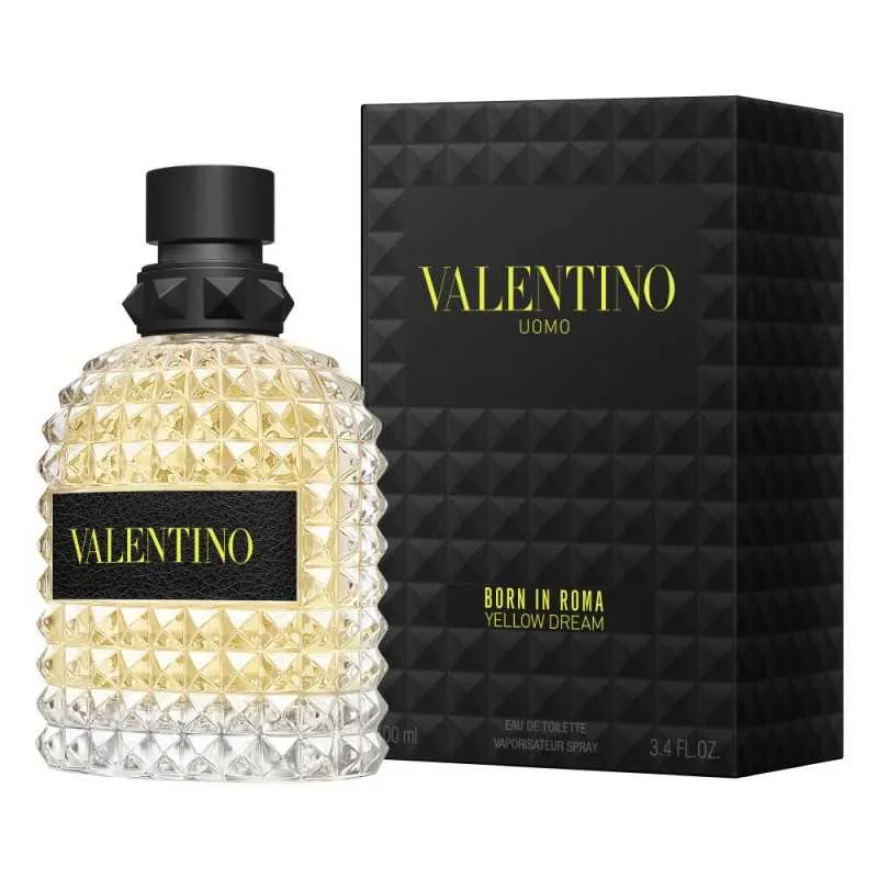 VALENTIONO BORN IN ROMA YELLOW  MEN SP 100ML
